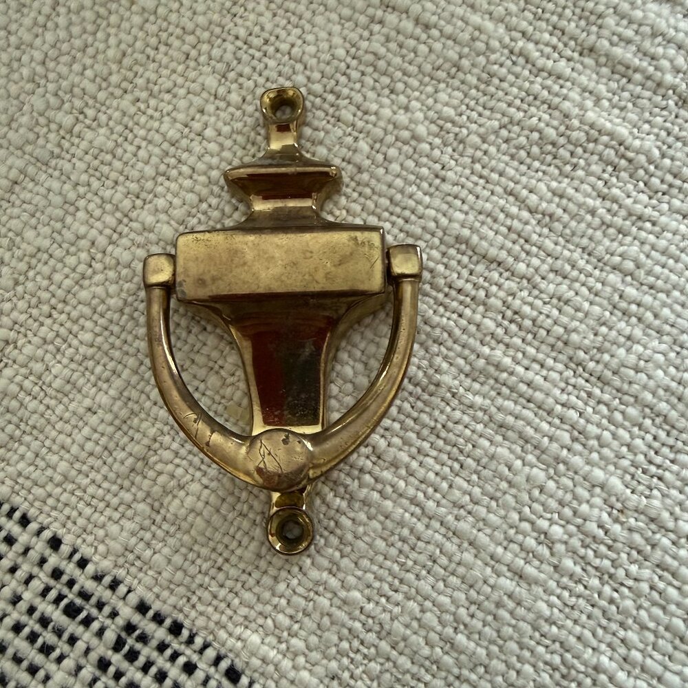 Brass door knocker
